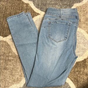 🌖 Wax Jean Light Wash Skinny Jeans